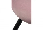 Стул Woodville на металлокаркасе Gabi light purple / black 15200