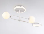 Потолочная люстра на штанге Ambrella Comfort FL66221 (регулировка яркости, LED, 220V, пульт управления, шарики)