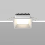 Встраиваемый светильник 12W Maytoni Okno DL056-12W3-4-6K-W (LED, 220V, круглые, IP44)
