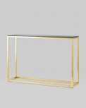 Консоль Stool Group ТАУН 115*30 золото стекло smoke УТ000004657