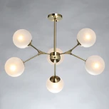 Потолочная люстра на штанге DeMarkt Оливия 306014006 (220V, шарики)