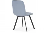 Стул на металлокаркасе bruk light blue / black
