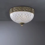 Потолочная люстра Reccagni Angelo 7002 PL 7002/2 (220V, узор в клетку)