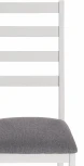 Стул ROSARIO Многослойная фанера, 39 х 99 см, white, ткань тёмно-серая (150) Tetchair ROSARI 19820