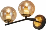 Бра Arte Milano Neapolis-73708 273708/2B BK/GD (220V, шар)