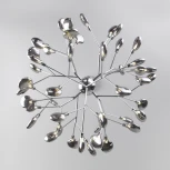 Подвесная люстра Bogate's Lamella 555 (220V, на тросе, шар, лепестки)