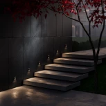 Подсветка светодиодная для лестниц встраиваемая IP65 Elektrostandard Move 40158/LED 3000K с датчиком движения Черный