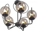 Потолочная люстра на штанге Vitaluce V3991-1/5PL (220V, шарики)