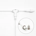 Белт-Лайт UNIBELT 10м, Провод Белый Каучук, Шаг 50 см, 20 Подвесных Патронов, IP65