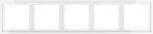 Рамка на 5 постов (белый глянцевый) Voltum S70 VLS100501