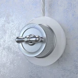 Выключатель на 4 положения двухклавишный (Матовый хром) Werkel WL19-01-05 (a044913)