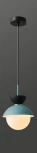 Подвесной светильник Pompon черный - Голубой ImperiumLoft Pompon01 (179672-26) (220V, на проводе, шар)