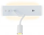 Настенный светильник LED с USB со спотом на гибкой ножке для чтения с выключателем Citilux Декарт CL704470 (220V)