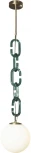 Подвесной светильник Loft It Chain 10128P Green (220V, на цепи, шар)