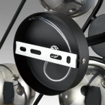 Потолочная люстра на штанге Lumion Camilie 8060/6C черный/дымчатый металл/стекло E27 6*60W 220V