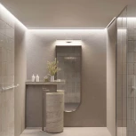 Настенный светильник LED SP-TENERO-S600x45-13W Warm3000 (BK, 120 deg, 230V) (Arlight, IP54 Металл) 037465