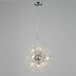 Подвесная люстра Citilux Betsy EL322P09.1 (220V, хрусталь, на тросе, шар)