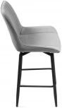 Полубарный стул Notta Седа К крутящийся светло-серый / черный 517144