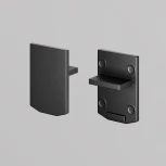 Заглушка для шинопровода, 2 шт Maytoni Accessories for tracks Levity TRA184EC-1B