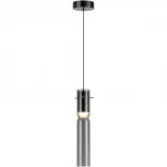 Подвесной светильник Odeon Light Scrow 5058/5L PENDANT черный/дымчатый/металл/стекло LED 5W 3000K (220V, на проводе, круглые)