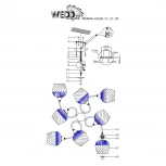 Потолочная люстра Wedo Light Taranto 66599.01.37.08