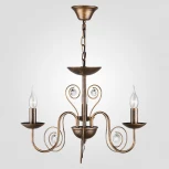 Подвесная люстра Eurosvet Tomas 60018/3 черный с золотом