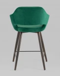 Стул полубарный Stool Group Саймон велюр тёмно-зелёный УТ000025172