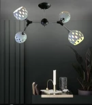 Потолочная люстра на штанге Wedo Light Berta WD3564/4C-BK-CR-WT