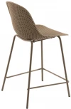 Барный стул La Forma (ex Julia Grup) Quinby (Бежевый/ Сталь,Полипропилен,Металл,Пластик)