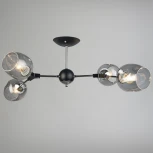Потолочная люстра на штанге Reluce 04210-0.3-04 BK+CR (220V)