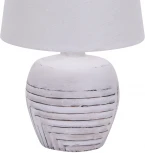 Настольная лампа Escada Eyrena 10173/L White 1x40Вт E14, керамика/ткань, белый (220V)