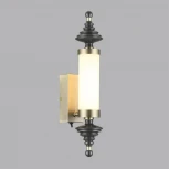 Настенный светильник Odeon Light Ula 5404/11WL бронзов.брашированн./черный/стекло/керамика LED 11W 3000K (220V, выключатель, круглые)