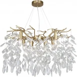 Подвесная люстра Stilfort Ramo 2180/05/08P (220V, хрусталь, на тросе, листья, ветки)