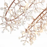 Подвесная люстра светодиодная Rafina SL379.203.486 (220V, на тросе, лепестки, кольцо)