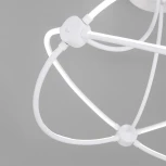 Потолочная люстра Wi-Fi Eurosvet Petto 90246/6 белый Smart (LED, 220V, управление смартфоном, голосовое управление, умный дом - Minimir Home)