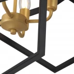 Потолочная люстра на штанге Vitaluce V3004-1/4PL (220V, свеча)