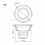 Мебельный светильник Arlight LTM 014912 (LED, 220V, круглые, IP40)