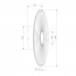 Настеный светильник светодиодный Eurosvet Titania 40032/1 LED черный (a070270) (220V, круглые)