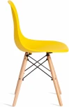 Обеденный стул Tetchair CINDY (Дерево бук,Металл,Пластик/Желтый)