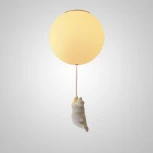 Потолочный светильник круглый Wasty A D13 ImperiumLoft Wasty01 (для детской, 220V, шар, животные)