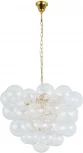 Подвесная люстра Newport 3850 3850/73 C gold (220V, на цепи, шарики)