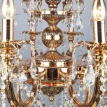 Подвесная люстра Omnilux Grosseto OML-77723-12 (220V, на цепи, подсвечник, свеча)