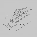 Блок питания Maytoni Power Supply Parity TRA130DR-100W 48В, 100Вт, белый (220V, IP65)
