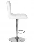 Стул барный DOBRIN CANDY (белый) 5006-LM CANDY, цвет сиденья белый, основания хром