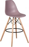 Стул барный DSW BAR (ножки светлый бук, цвет сиреневый (P-04))