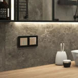 Рамка на 2 поста Platinum (черный алюминий) Werkel W0022608 (a059213)