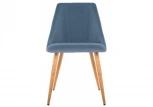 Стул на металлокаркасе morgan blue / wood