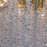 Потолочная люстра хрустальная на штанге Reluce 02384-0.3-6+3 FFG (220V)