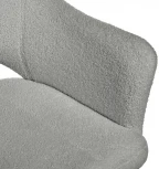 Стул Bradex Home Bruno светло-серый, искусственный мех (RF 0659)