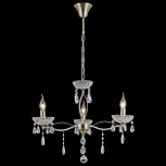 Подвесная люстра ILLUMICO IL0265-3PSQ-24 AB CASTOR (220V, на цепи, подсвечник, свеча)